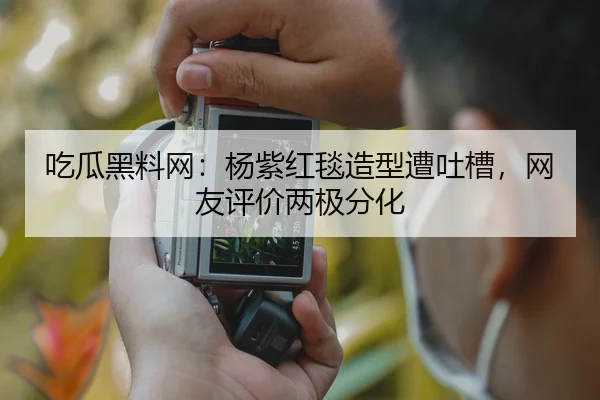 吃瓜黑料网：杨紫红毯造型遭吐槽，网友评价两极分化